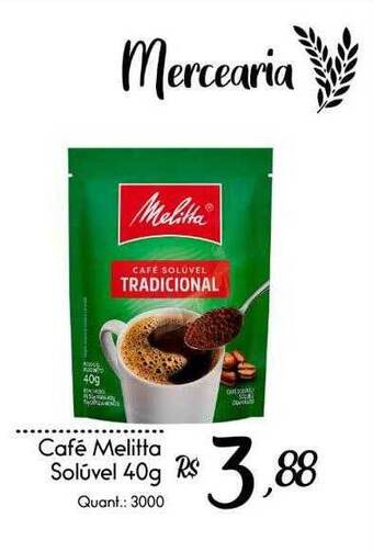 Giassi Supermercados Café melitta solúvel oferta