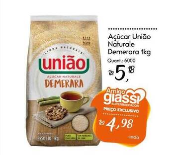 Giassi Supermercados Açúcar união naturale demerara oferta