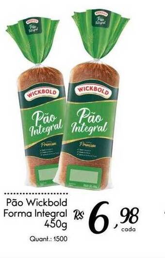 Giassi Supermercados Pão wickbold forma integral oferta