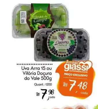 Giassi Supermercados Uva arra 15 ou vitória doçura do vale oferta