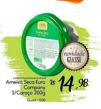 Giassi Supermercados Ameixa seca euro company s caroço oferta