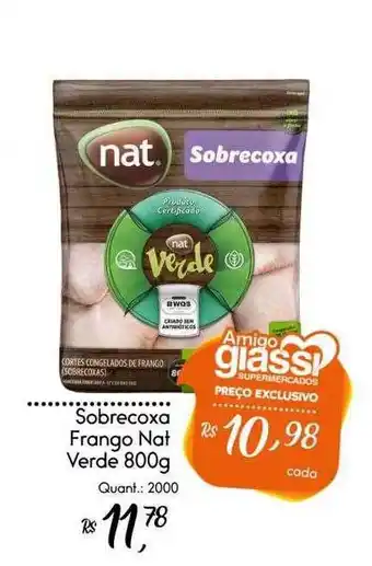Giassi Supermercados Sobrecoxa frango nat verde oferta
