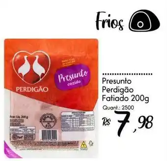 Giassi Supermercados Presunto perdigão fatiado oferta