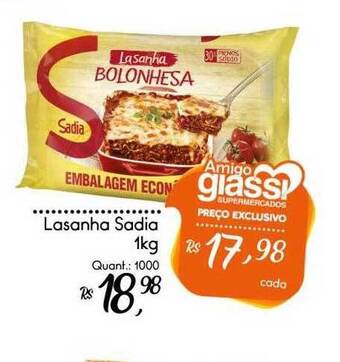 Lasanha sadia