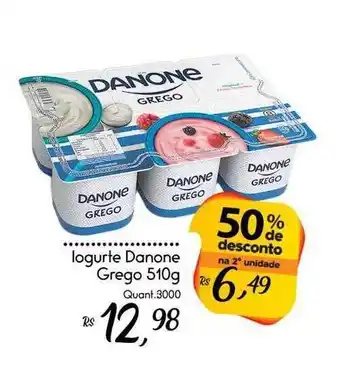 Giassi Supermercados Iogurte danone grego 50% de desconto oferta