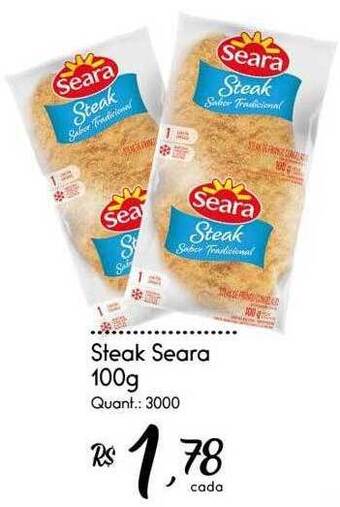 Giassi Supermercados Steak seara oferta