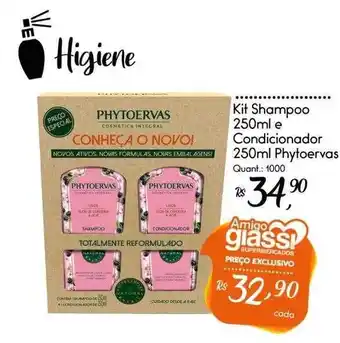 Giassi Supermercados Kit shampoo e condicionador phytoervas oferta