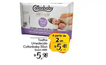 Toalha umedecida cottonbaby