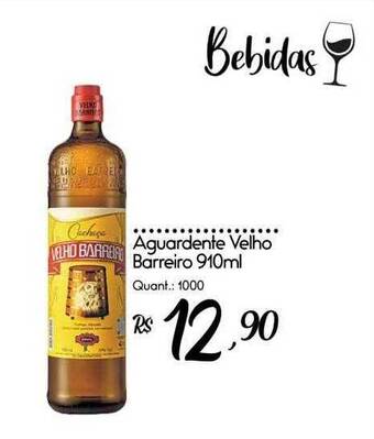 Giassi Supermercados Aguardente velho barreiro oferta