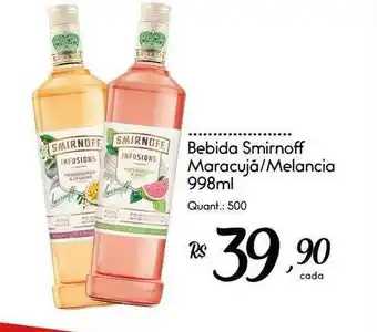 Giassi Supermercados Bebida smirnoff maracujá ou melancia oferta