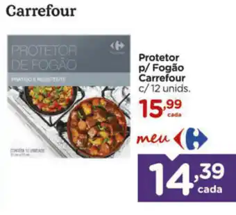 Carrefour Protecao p/ Fogao Carrefour c/12 unids. oferta