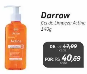 Drogal Darrow gel de limpeza actine 140g oferta