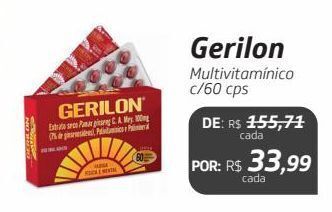 Drogal Gerilon multivitamínico c/60 cps oferta