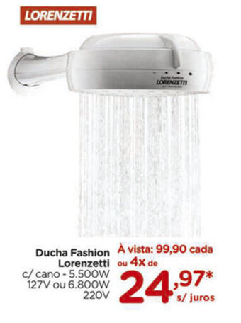 Carrefour Ducha Fashion Lorenzetti oferta