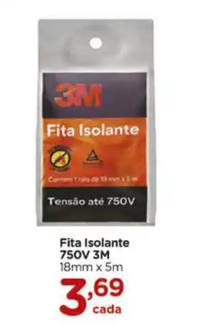 Fita Isolante 750V 3m
