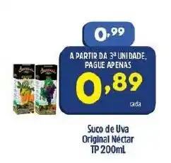 Arena Atacado Suco de Uva Original Nectar TP 200ml oferta