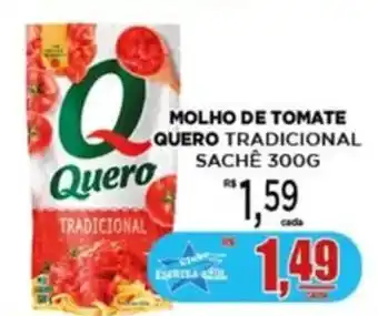 Supermercado Estrela Azul Molho de Tomate Quero 300g oferta
