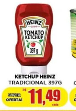 Supermercado Estrela Azul Ketchup Heinz 397g oferta