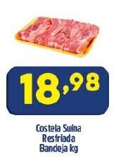 Arena Atacado Costela Suina Resfriada Bandeja 1kg oferta