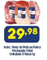 Arena Atacado Acem, Ponta de Peito ou Paleta Porcionado Friboi Embalado a vacuo 1kg oferta