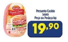 Presunto Cozido Seara peca ou Pedaco 1kg