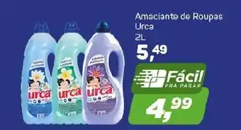 Arena Atacado Amaciante de Roupas Urca 2L oferta