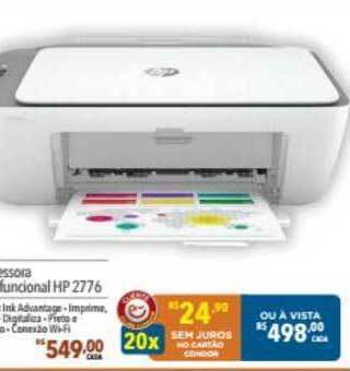 Supermercados Condor Impressora Multifuncional Hp 2776 oferta