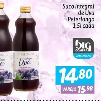 Supermercados Big Compra Suco integral oferta