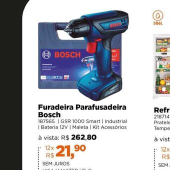 Lojas TaQi Furadeira parafusadeira bosch oferta