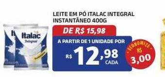 Bahamas Mix Leite em pó italac integral instantâneo oferta