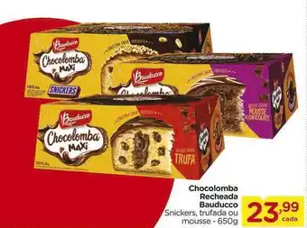 Carrefour Chocolomba Recheada Bauducco 650g oferta