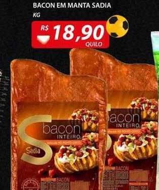 Bacon em manta sadia