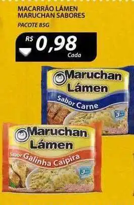 Assaí Atacadista Macarrão lámen maruchan sabores oferta