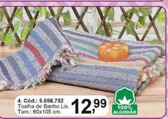 Toalha De Banho Lis.