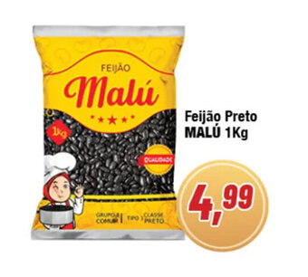 Rede Economia Feijao Preto Malu 1kg oferta