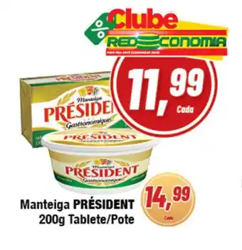 Manteiga Presidente 200g Tablete/ Pote