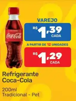 Gigante Atacadista Refrigerante Coca Cola 200ml oferta