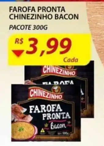 Assaí Atacadista Farofa Pronta Chinezinho bacon 300g oferta