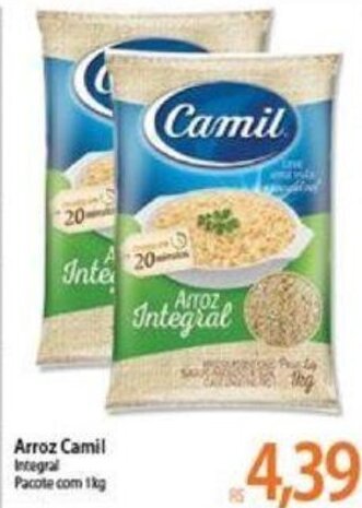 Atacadão Arroz Camil 1kg oferta