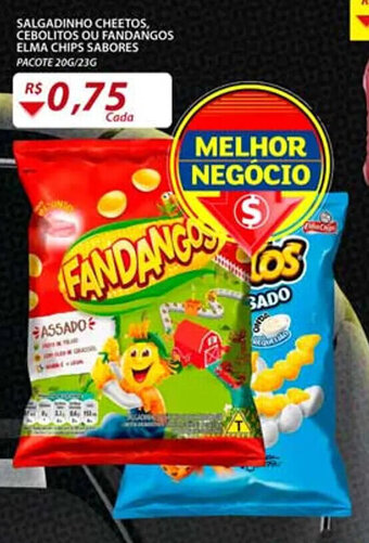 Assaí Atacadista Salgadinho Cheetos, Cebolitos ou Fandangos ELma Chips Sabores 20g/23g oferta