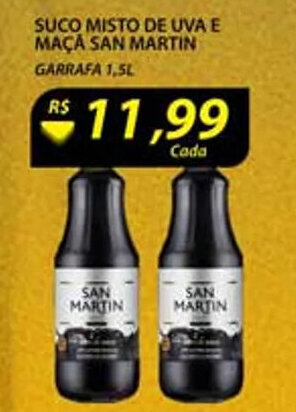 Suco Misto De Uva e Maca San Martin 1.5L