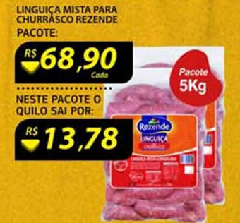 Assaí Atacadista Linguica Mista Para Churrasco Rezende 5kg oferta