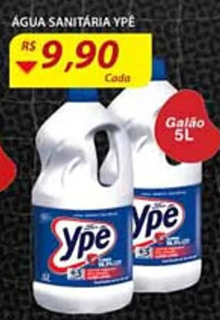 Assaí Atacadista Agua Sanitaria Ype 5L oferta