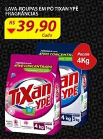 Assaí Atacadista Lava roupas em po Tixan Ype frag. 4kg oferta