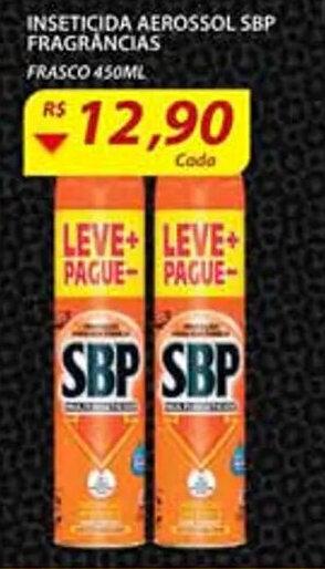 Assaí Atacadista Inseticida Aerossol SBP Fragrancias 450ml oferta