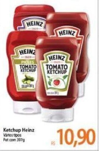Atacadão Ketchup Heinz 397g oferta