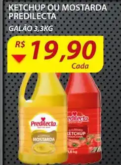Ketchup ou Mostarda Predilecta 3.3kg