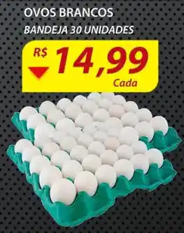 Assaí Atacadista Ovos Brancos 30 unidades oferta