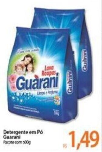 Atacadão Detergente em po Guarani 500g oferta