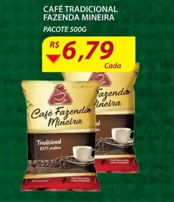 Assaí Atacadista Cafe Tradicional Fazenda Mineral 500g oferta